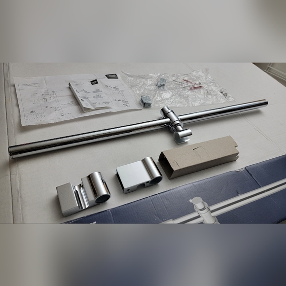 Grohe 28797001 24-Inch RainShower Shower Bar with Metal Brackets, Chrome - Picture 9 of 9